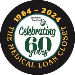 Medical Loan Closet 60th Anniversary decal